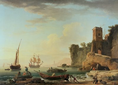 Il porto di Genova da Claude Joseph Vernet